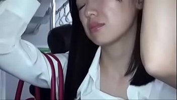 Japanese school girl xxx hd porn video in running bus
